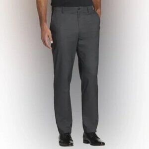 NWT size 38 Tommy Hilfiger Micro Fibre Black Straight Leg Dress Pants